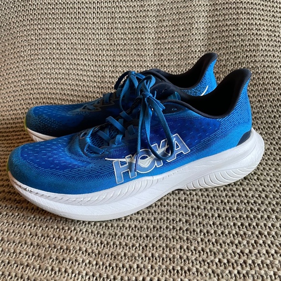 Hoka Mach 6 Neutral Cushioned Fast Running Shoe Cobalt Blue - Picture 3 of 7